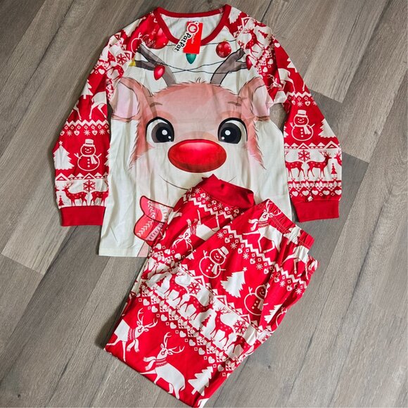 NWT Kids 2-Piece Christmas Pajamas – Size 8-9Y - Picture 1 of 4